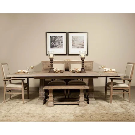 6 Piece Dining Set w/ Bench